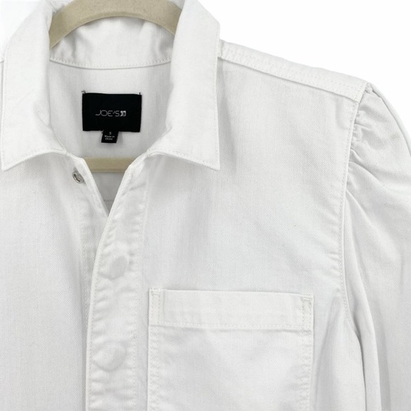 Joe's Jeans Womens Alexa Shortall Romper Talc White Size Small Cotton Denim - Picture 5 of 11